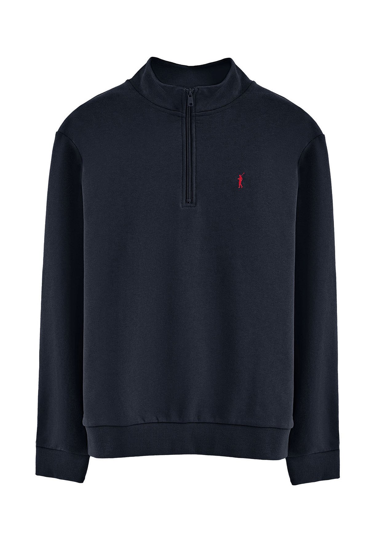 新作　新品　BRIEFING LA LOGO RIB HIGHNECK RF Polo Club ZIPPER NECK RIGBY - Sweatshirt - navy/dark blue