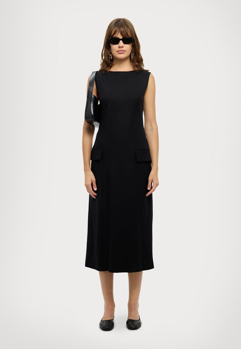 Abito Senza Maniche Per Ragazze – Blu, Fit & Flare, Lunghezza Al Ginocchio, Nuovo