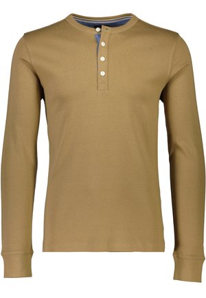 SOLID GRANDDAD - Camiseta de manga larga - dk sand