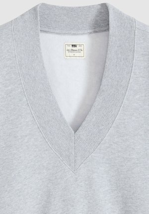 Levi's®, VINTAGE VNECK SWEATSHIRT SILVER HEATHER - Felpa - medium grey heather b b greys