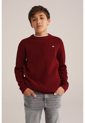 WE Fashion Pulover - vintage red