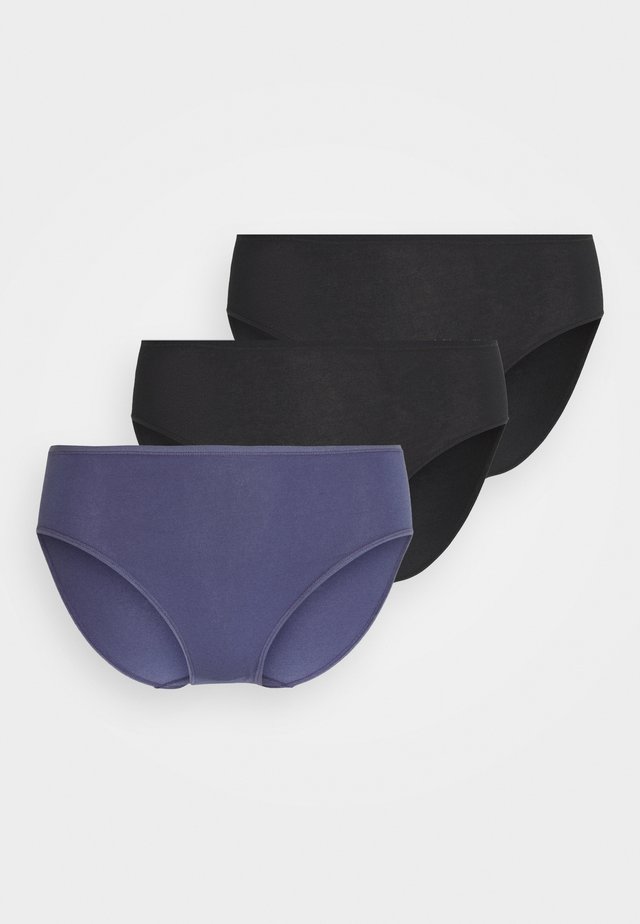 3 PACK - Briefs - black/blue