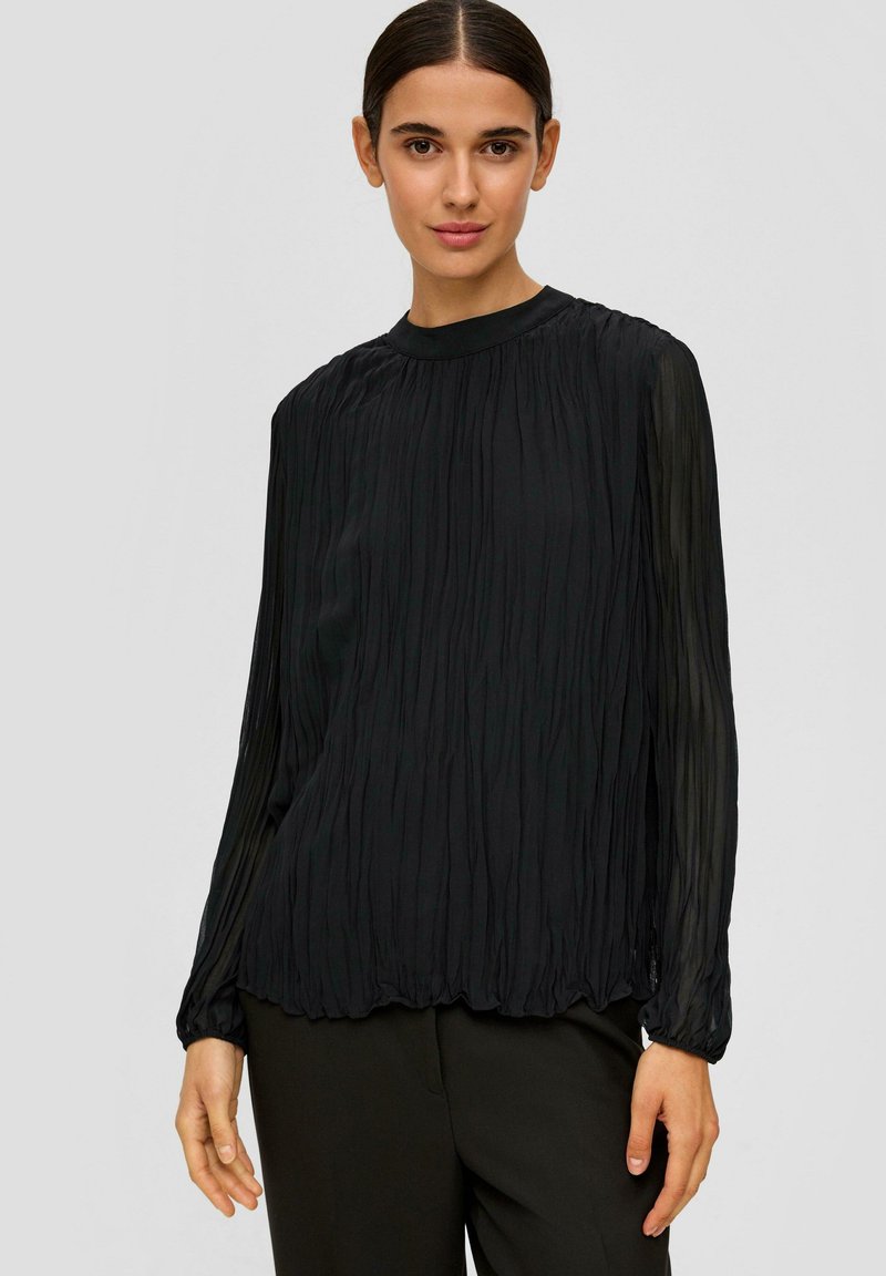 Chemisier Paysan H&M En Mousseline - Taille 8 - Bleu Avec Froncés - Manches Longues - Neuf Avec Étiquette