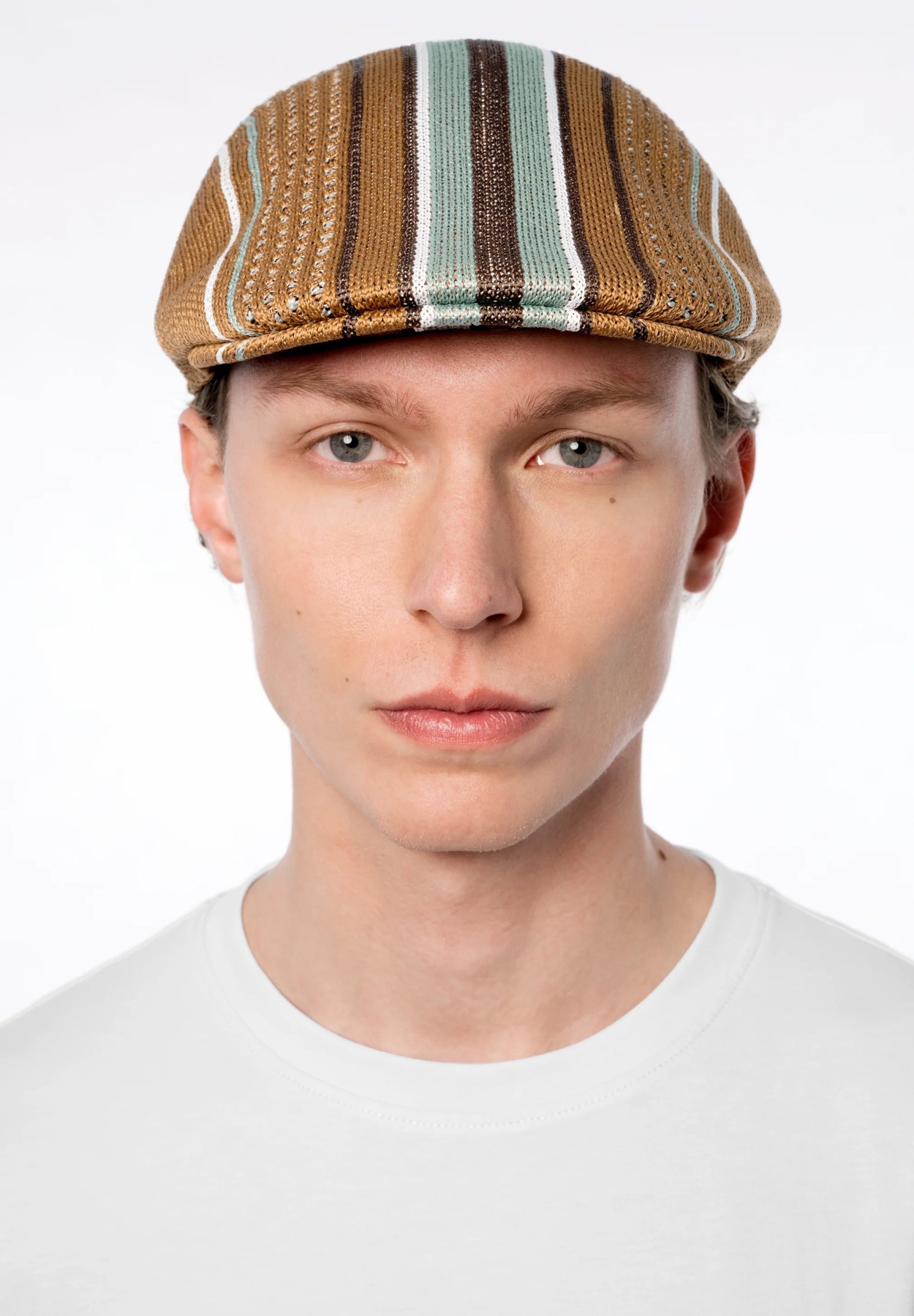 Nostalgia Stripe 507 -- Multicolored Flat Cap KANGOL ACCESSORIES