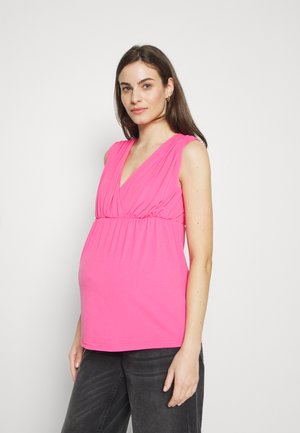 MAMALICIOUS MLZORINA TESS TOP - Μπλούζα - sangria sunset