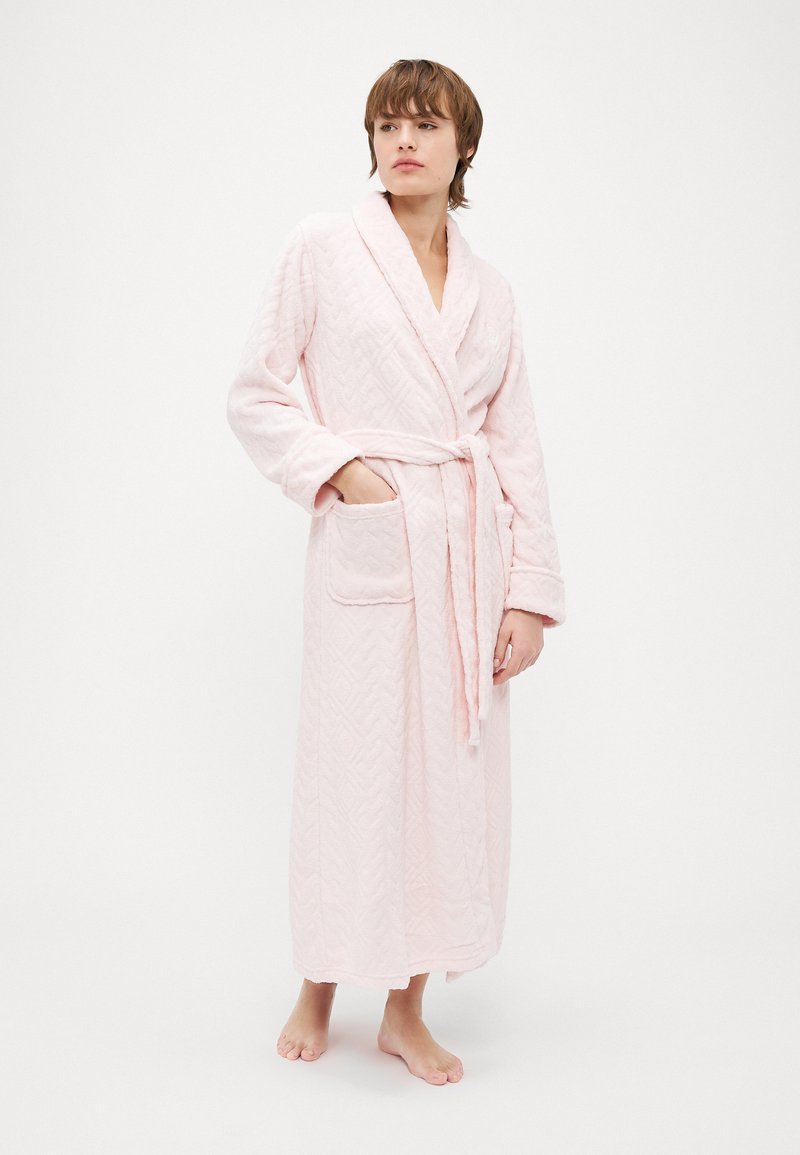 Lauren Robe Designer Ladies Dressing Gowns Laurence Tavernier Bucolique Robe Floral Stripe Cotton Sateen Lauren Robe Designer Ladies Dressing Gowns Laurence Tavernier Bucolique Robe Floral Stripe Cotton Sateen