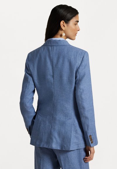Polo Ralph Lauren LINEN COTTON TWILL BLAZER - Blejzer - blue