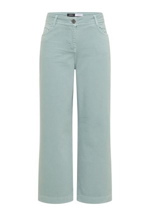 Cecil, 7/8 HIGH WAIST JEANS IM LOOSE FIT - Wide Leg - crystal mint