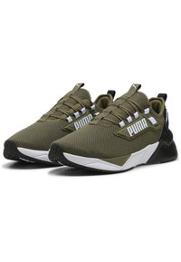 Puma RETALIATE 3 - Pantofi de alergare pe asfalt - olive- black