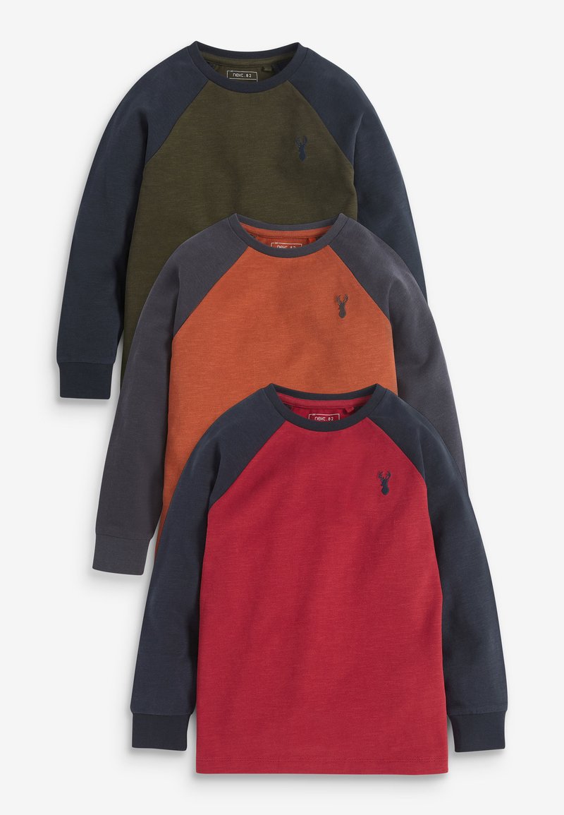 Next 3 PACK  - T-shirt à manches longues - green