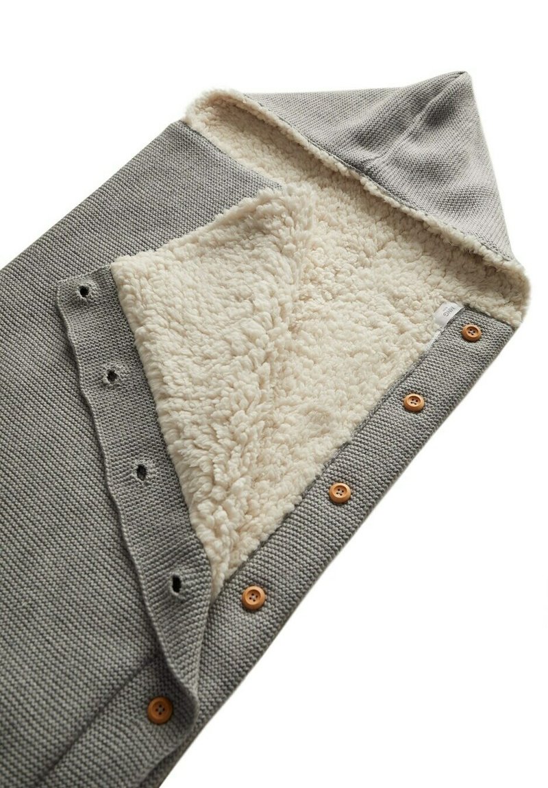 Mango Hug8 Manta De Bebe Mittelgrau Meliert Gris Jaspeado Zalando Es