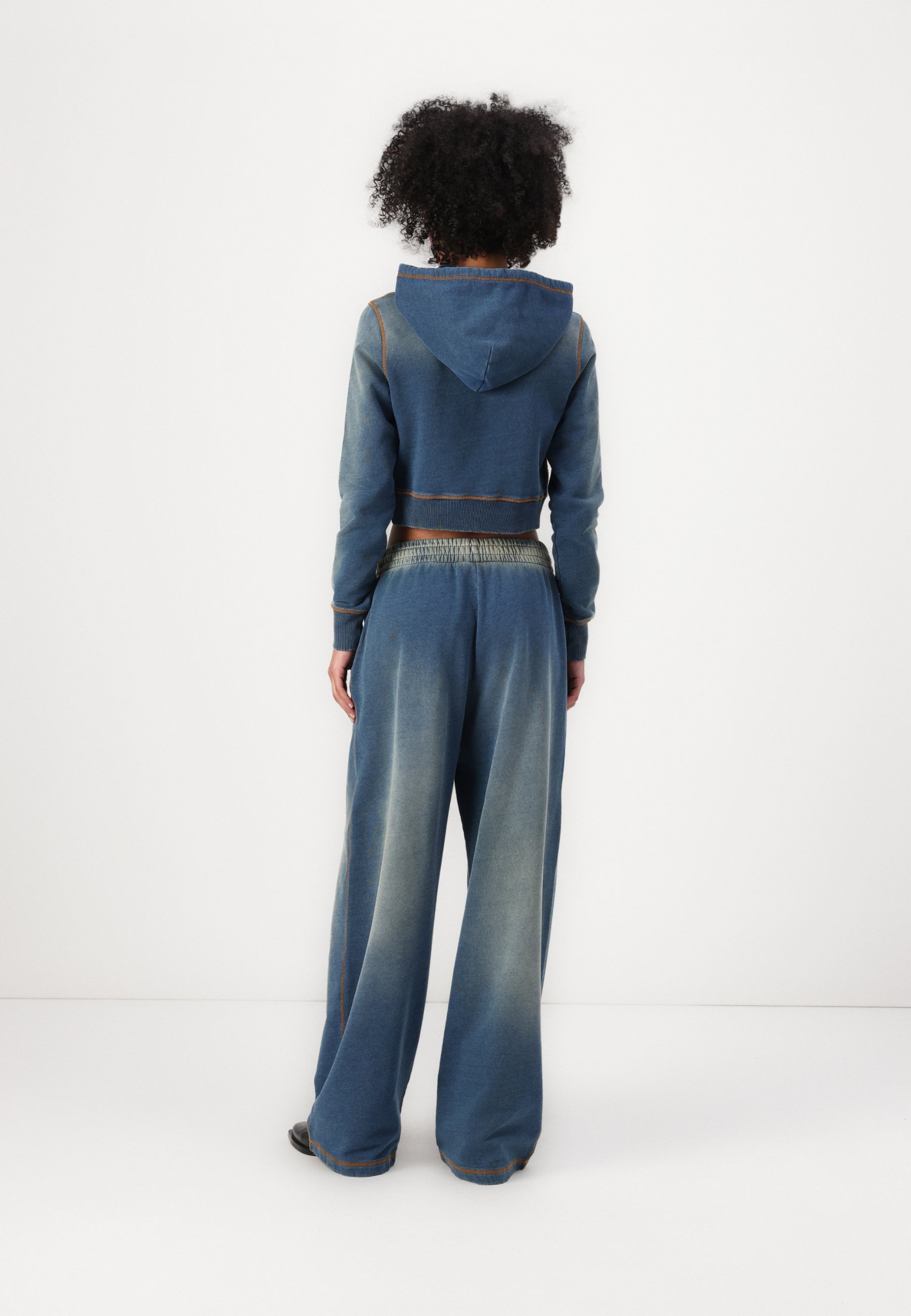 Diesel ZENIA - Tracksuit bottoms - blue denim - Zalando.co.uk