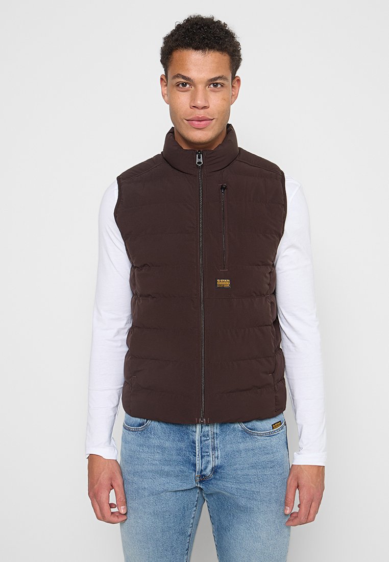 G-Star Bodywarmer donkerbruin G-Star Bodywarmer donkerbruin