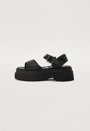 Buffalo, Sandales à plateforme - black