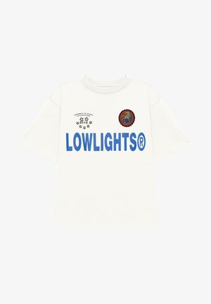 LOW LIGHTS STUDIOS®, ELITIST - Trükipildiga T-särk - ecru