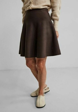 YAS A-snit nederdel - brown