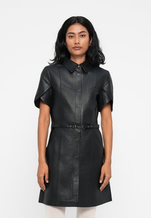 SOFT ZENDIANNA DRESS - Tričkové šaty - black