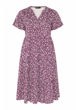 Yours Clothing, PLUS SIZE MIDI DRESSES - Vestido ligero - purple