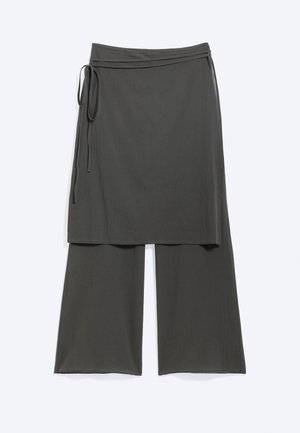 Weekday, TRANSPARETN SKIRT TROUSERS - Pantalon classique - dark grey
