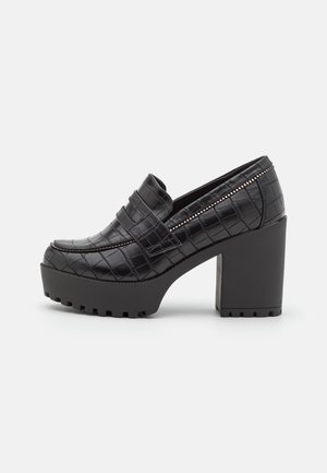 Højhælede pumps - black