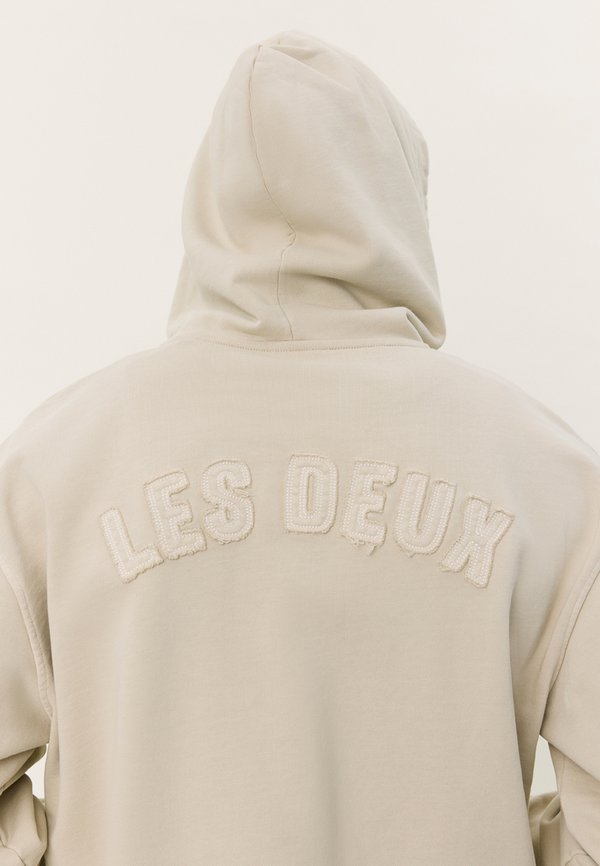 BRETT WASHED ZIPPER HOOD - Zip-up sweatshirt - light sand3