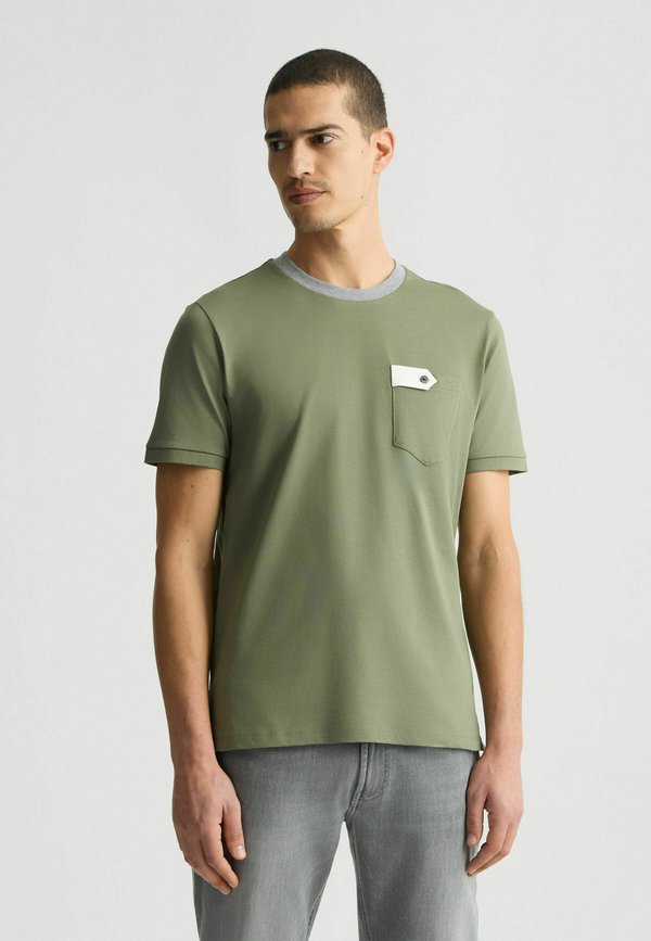 WITH POCKET - T-Shirt basic - olive