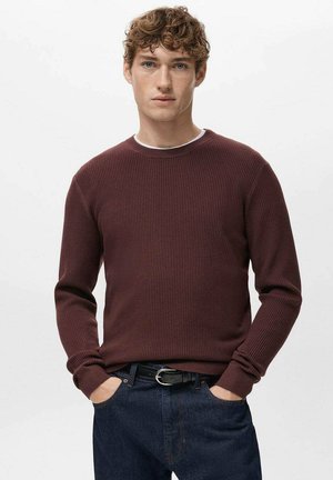 Jersey de punto - bordeaux