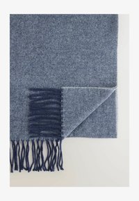 Sélectionné, navy blue herringbone