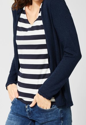 Neuletakki - mottled dark blue