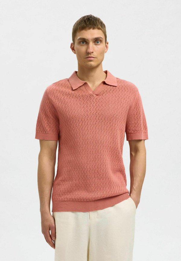 SLHLINO - Poloshirt - rose dawn