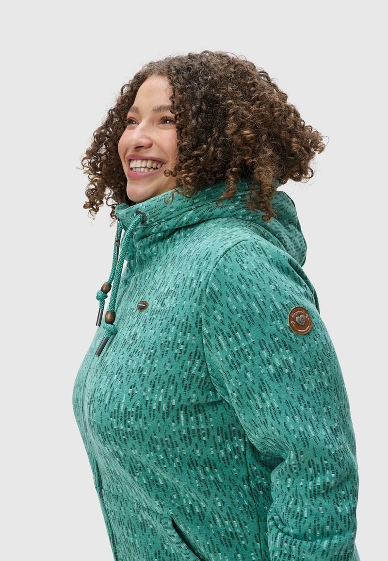Ragwear Felpa Con Cappuccio Zip Donna Neska Print Plus – Cotone Misto, Stampa All-over, Taglie 44-50 - 2