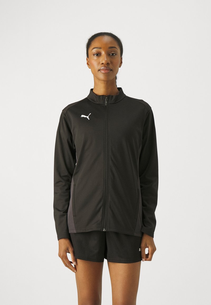 Puma - TEAMGOAL TRAINING JACKET - Tréning dzseki - puma black/puma white/flat dark gray, Nagyítás