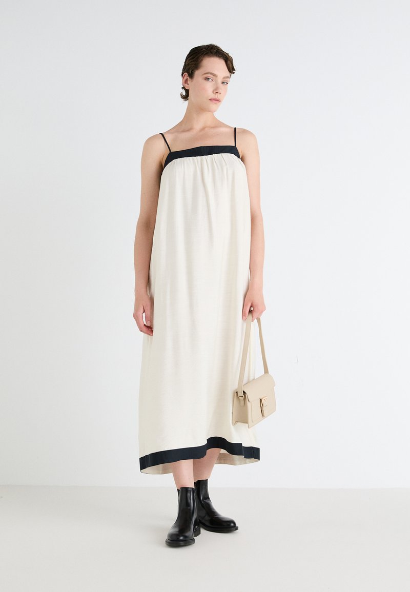 knee length dresses for ladies Black Jorden Contrast Maxi Dress main image 1