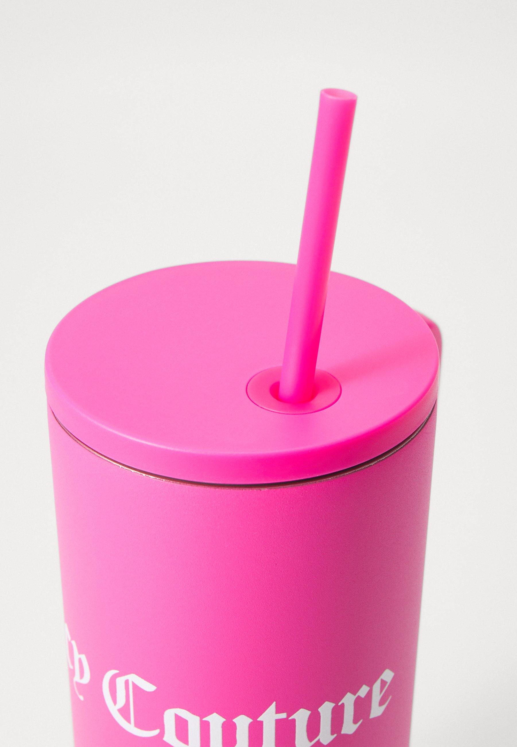 Juicy Couture STRAW CUP UNISEX - Bidon - hot pink/donkerroze