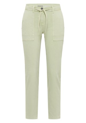Cecil, STRAIGHT-LEG JEANS WITH BELT DETAIL - Jean slim - raw matcha lime