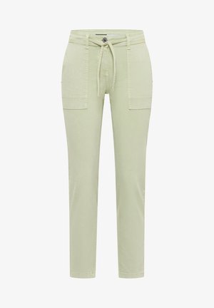 Cecil, STRAIGHT-LEG JEANS WITH BELT DETAIL - Jean slim - raw matcha lime