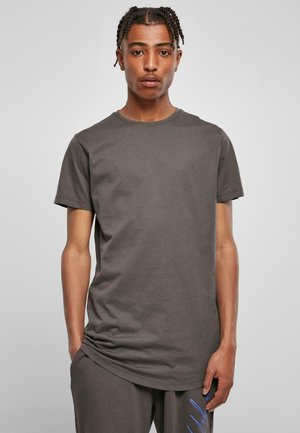 SHAPED LONG - T-shirts basic - darkshadow