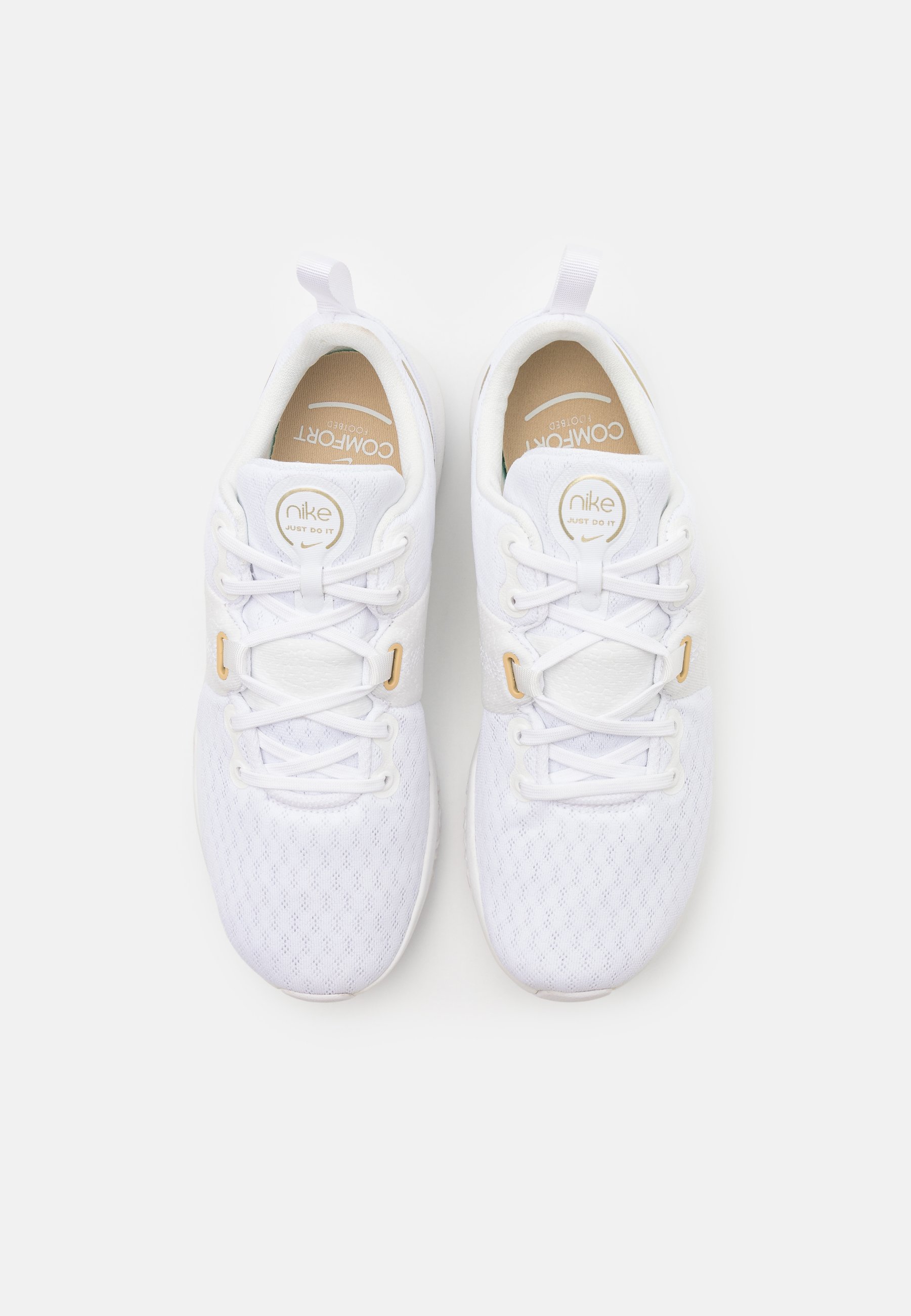 Nike Performance CITY TRAINER 3 - Avalynė treniruotėms - white/metallic  gold star/summit white/sesame/balta - Zalando.lt