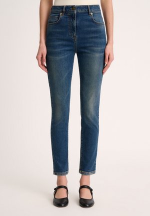 Luisa Spagnoli OCTAVIO - Slim fit -farkut - blu scuro