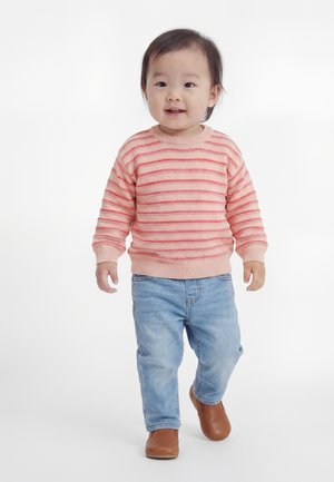 Wheat, JACQUARD PULLOVER HARLOW - Jersey de punto - powder stripe
