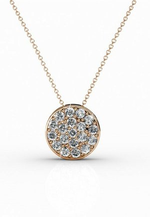 ROUND - Collana - couleur or rose / cristal