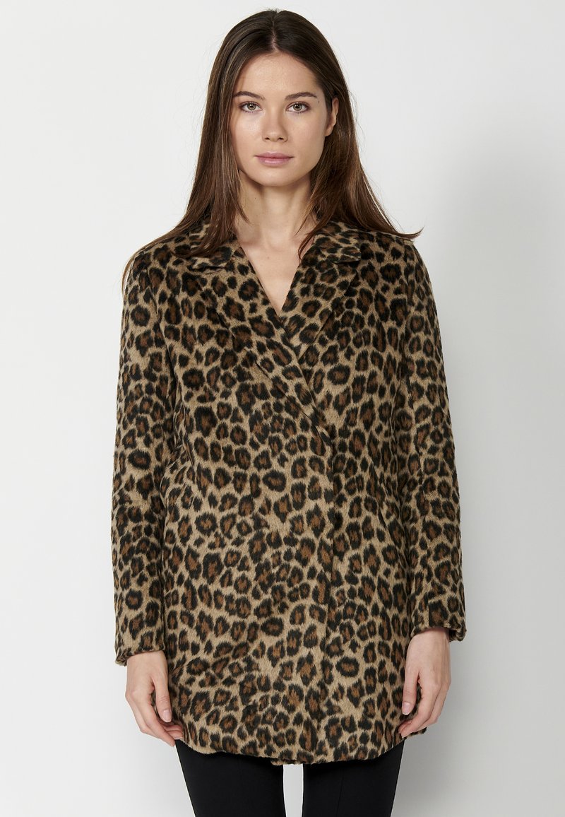 Koroshi Palton scurt - marron brown