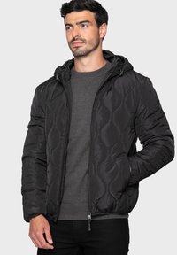 Threadbare - PLOUGH - ÜBERGANGSJACKE - Overgangsjakke - black Miniaturebillede 1