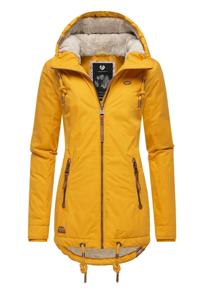 Ragwear Damen Parka Curry Ragwear Monadis GrÃ¼n Ragwear Damen