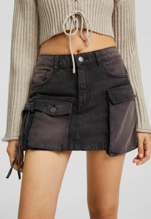 Jeansrock - brown