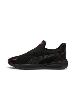 UNISEX SNEAKER SOFTRIDE GET IN HANDS FREE COSMIC SLIPTECH - Slipper - black-black-red