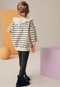 Next COLLARED AND SET - Leggings - Byxor - black white