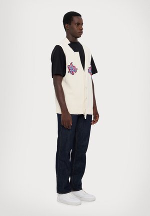 EMBROIDERED GILET UNISEX - Vesta - off white