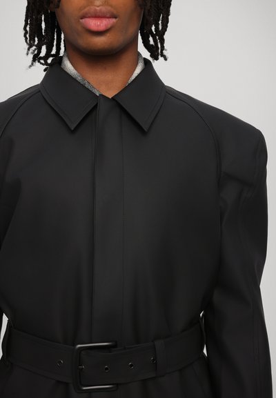 Han Kjøbenhavn LONG COAT - Šineļveida mētelis - anthracite black