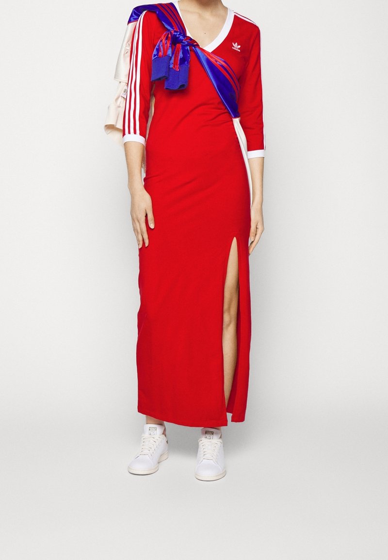 adidas Originals Maxi dress - red - (Pre-owned) - Zalando.ie adidas Originals Maxi dress - red - (Pre-owned) - Zalando.ie